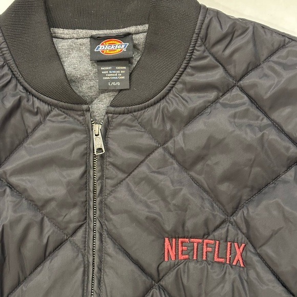 DickiesxNetflix When They See Us Central Park‎ Five Bomber Jacket Size L Rare - Picture 2 of 9